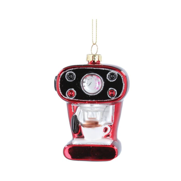 Gisela Graham Glass Coffee Machine